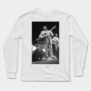 B B King BW Photograph Long Sleeve T-Shirt